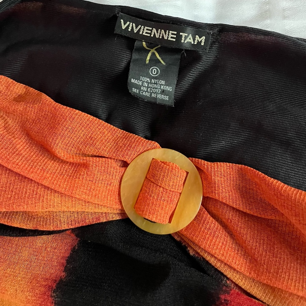 Vivienne Tam Vintage Mesh Strapless Top - Picture 5 of 11